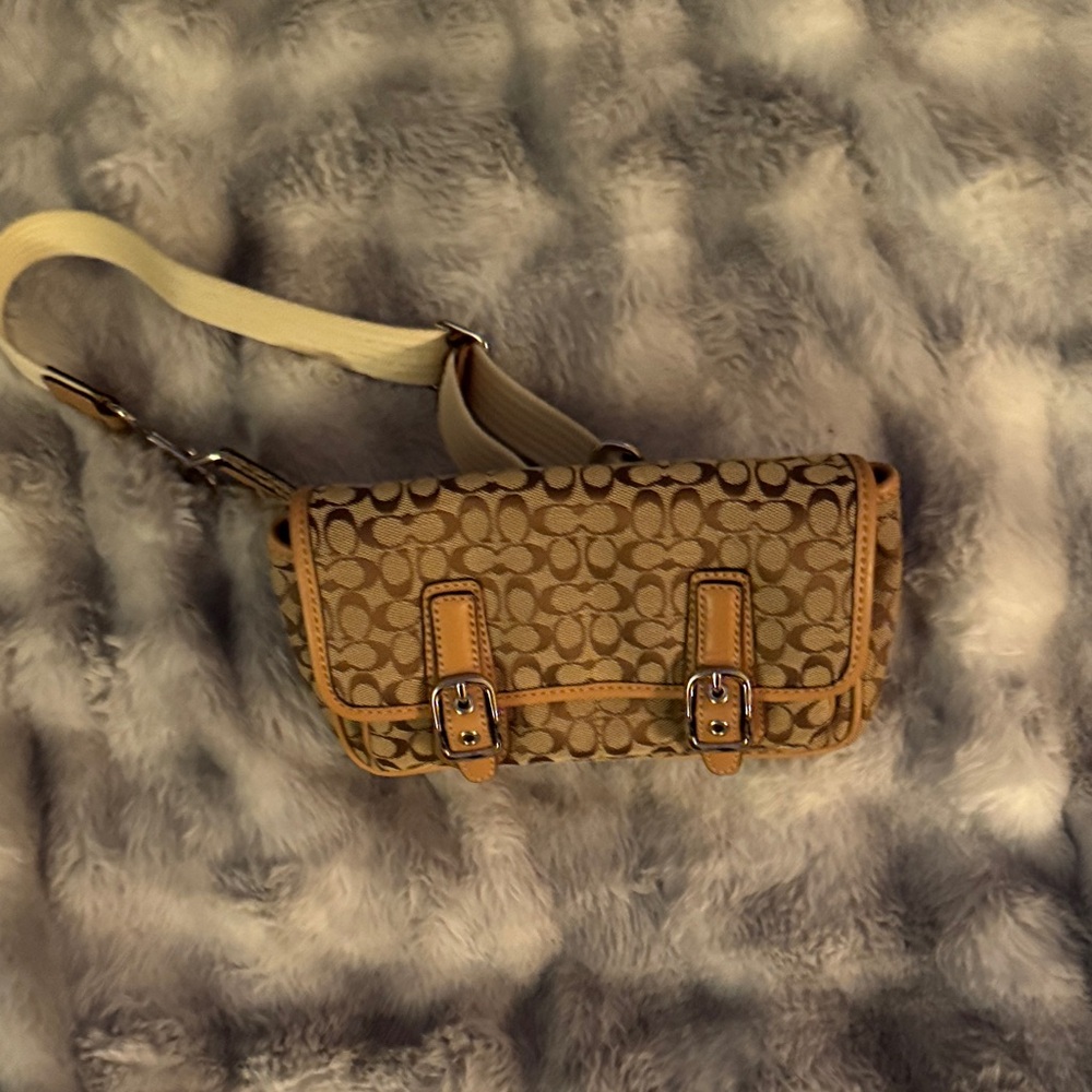 Coach patterned Beltpack or Fanny pack